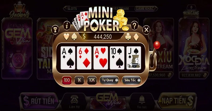 Sunwinvn - Hướng dẫn cách chơi tựa game hot Mini Poker