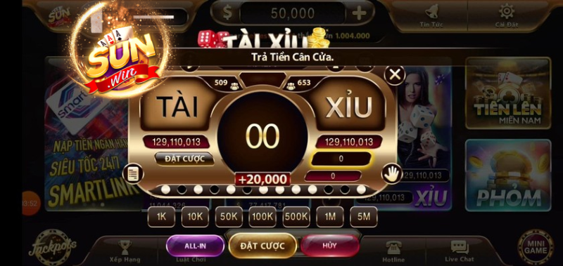 Tìm hiểu chi tiết về các cửa cược trong game Tài Xỉu